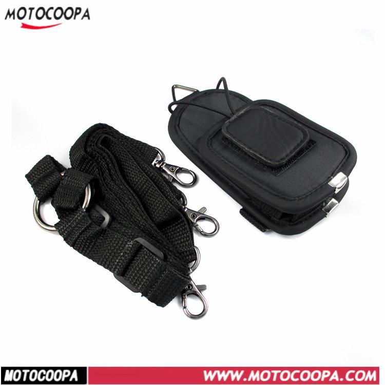 Popular Model Universal Nylon Leather Walkie-Talkie Bag with Three-Point Shoulder Strap, Size L
