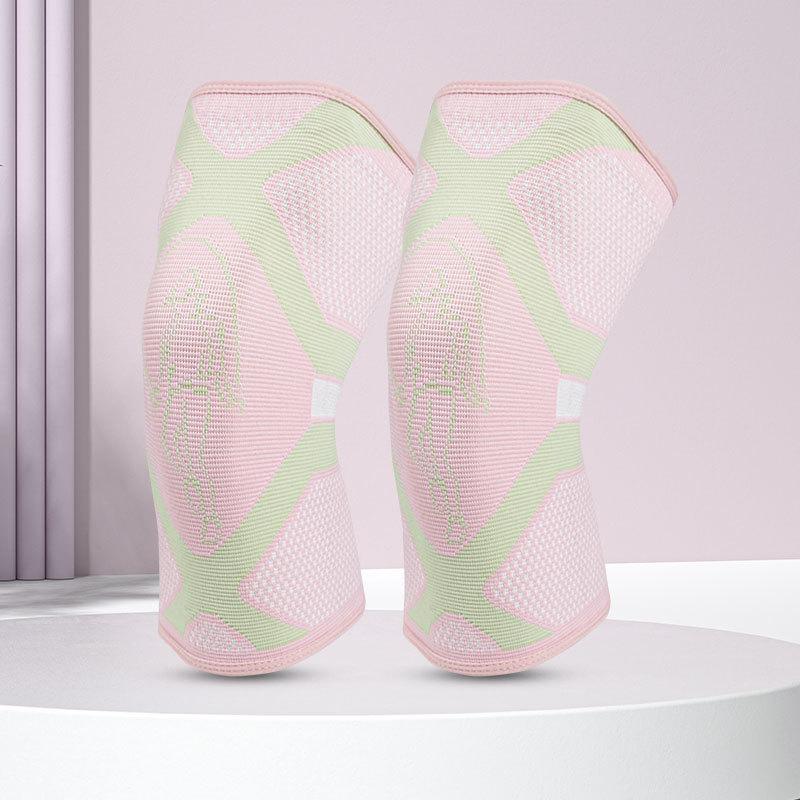 Knitted Sports Knee Pads Running Basketball Cycling Fitness Non Slip Men's and Women's Breathable Warm Nylon Knee Pads