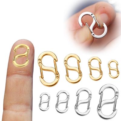 Halskettenverkürzer-Verschluss, Karabinerverschlüsse mit doppelter Öffnung, Armbandverschlüsse und Verschlüsse für die DIY-Schmuckherstellung