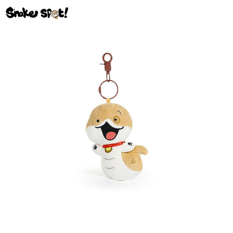 Snake Spot Plush Toy Mood Emoji Stuffed Doll Bag Car Keychain Pendant Gift Decor