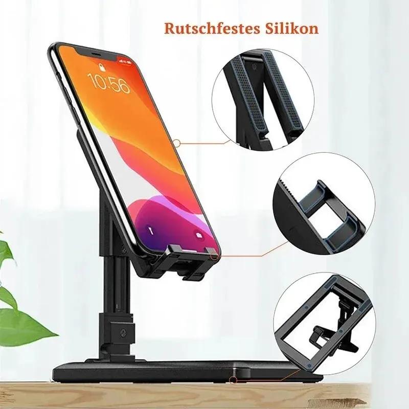 Foldable Desktop Phone Stand Tablet Mobile Bracket for iPad iPhone Samsung Desk Holder Adjustable Desk Bracket Smartphone Stand