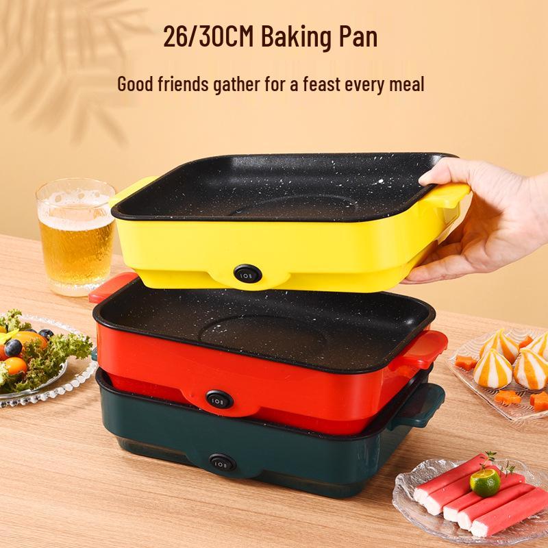 Multifunctional Mini Electric Griddle and Grill for BBQ and More - Ideal Gift