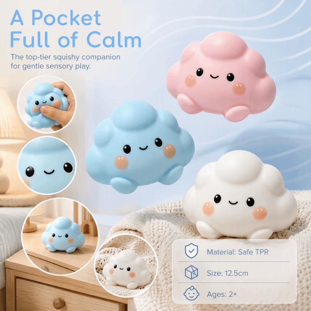 Slow Rising Cloud Squeeze Toys Super Soft Slow Rising Toys Cloud Shape Squishy Toys Office Toy