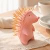 Small Desktop Storage Box Hedgehog Toothpick Holder, 3D Printed Animal Stand, Cute Refillable Decorative Dispenser for Home Office Restaurant,