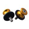 M8 Swing Upper Arm Sliders Spools Stand for GSXR600 GSXR750 GSXR1000 - Golden
