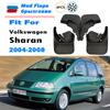 Dla Volkswagen Sharan 2004 2005 2006 2007 2008 Błotniki Osłony Błotników Ochraniacze Przeciwbłotne Akcesoria Samochodowe Przód Tył 4 szt.