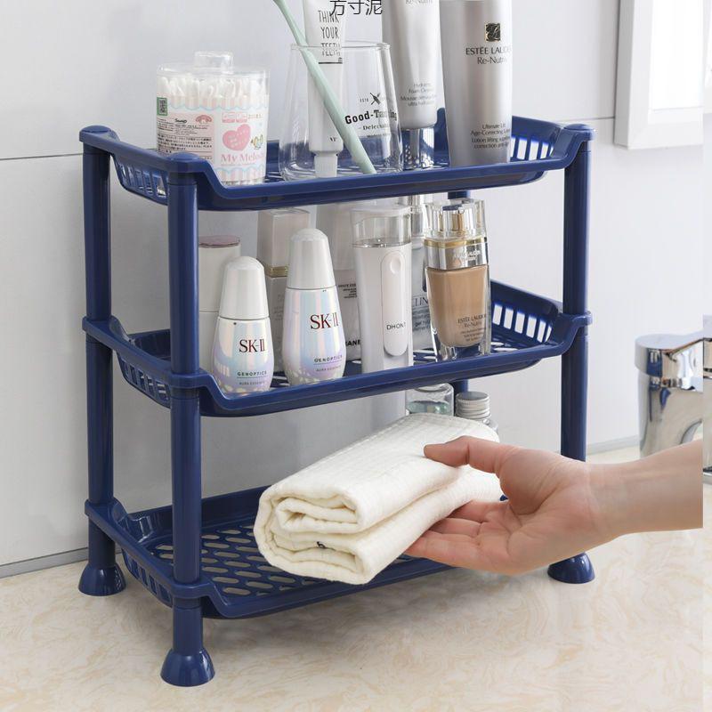 Multi-Purpose Floor-Standing Storage Rack for Kitchen, Bathroom, and Dorms