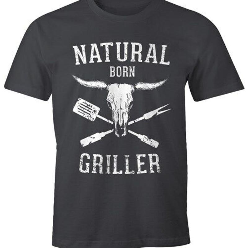 Griller Natural Born pour hommes, ?uvres de lune vintage ? T-shirt S разноцветный