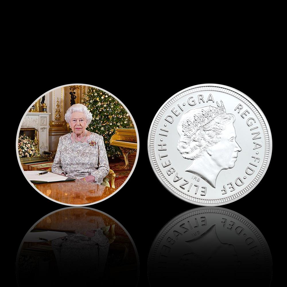 Queen Elizabeth commemorative coins, 10 pieces, Elizabeth commemorative coins for various age groups, family collection
