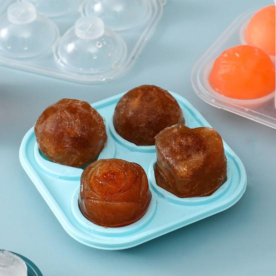 

Легко моется, морозостойкий материал для изготовления льда, полипропиленовый материал, 4 сетки, форма для сетки для розового льда, кухонные принадлежности, форма для льда