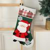 Christmas Cartoon Characters Window Hanging Ornament - Santa, Reindeer, Snowman Stocking & Gift Bag Decor