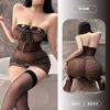 Sex underwear sexy leopard print hip skirt women's uniform temptation mesh perspective pure desire pajamas
