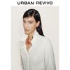 UR Women's Pleated Waist Lapel Shirt