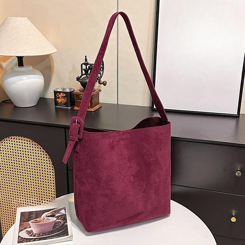 Одноплечная сумка большой вместимости, в стиле кэжуал, сумка-ведро, сумка-тоут