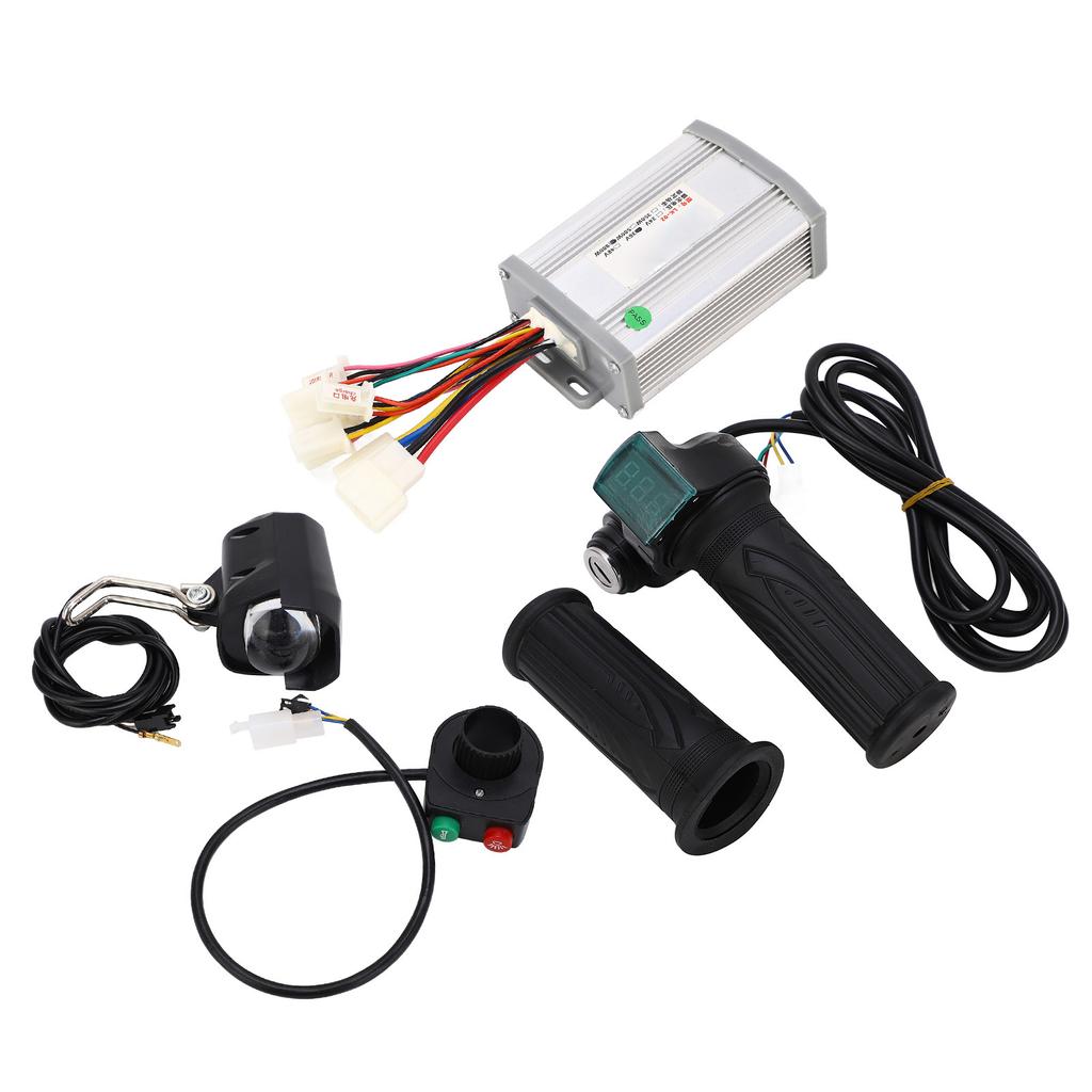 36V 800W Electric Bike Controller Handlebar Kit Overcurrent Protection Brush Controller with