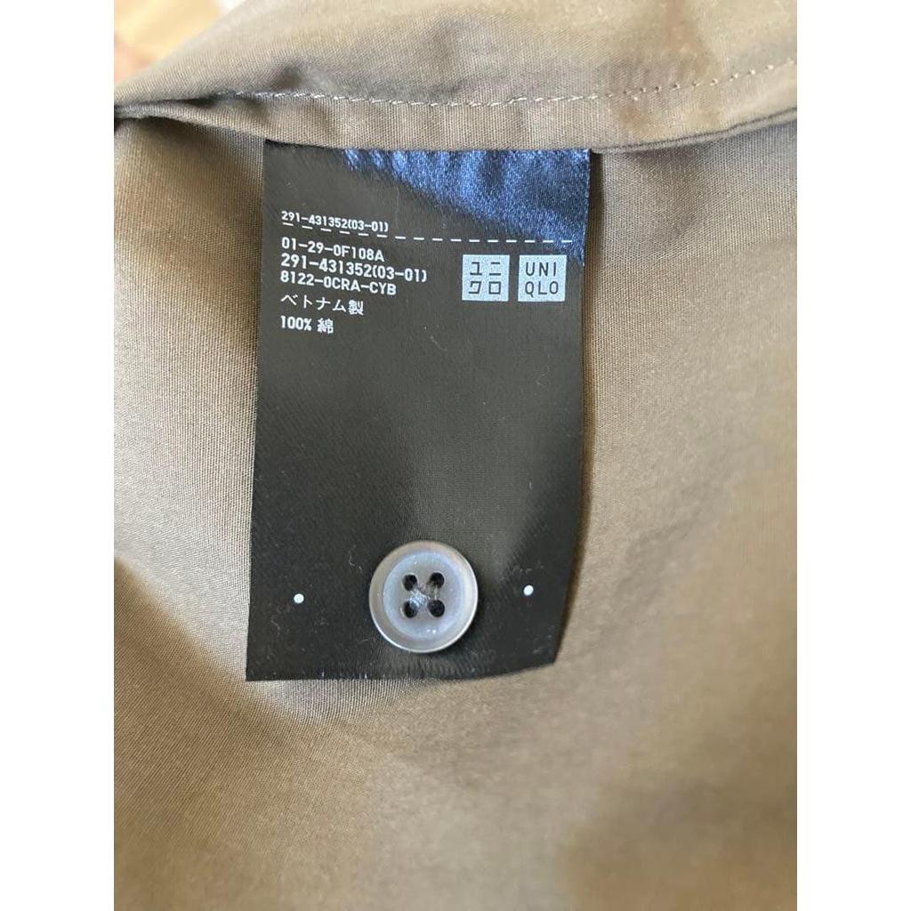 Used UNIQLO Khaki Shirt Dress S