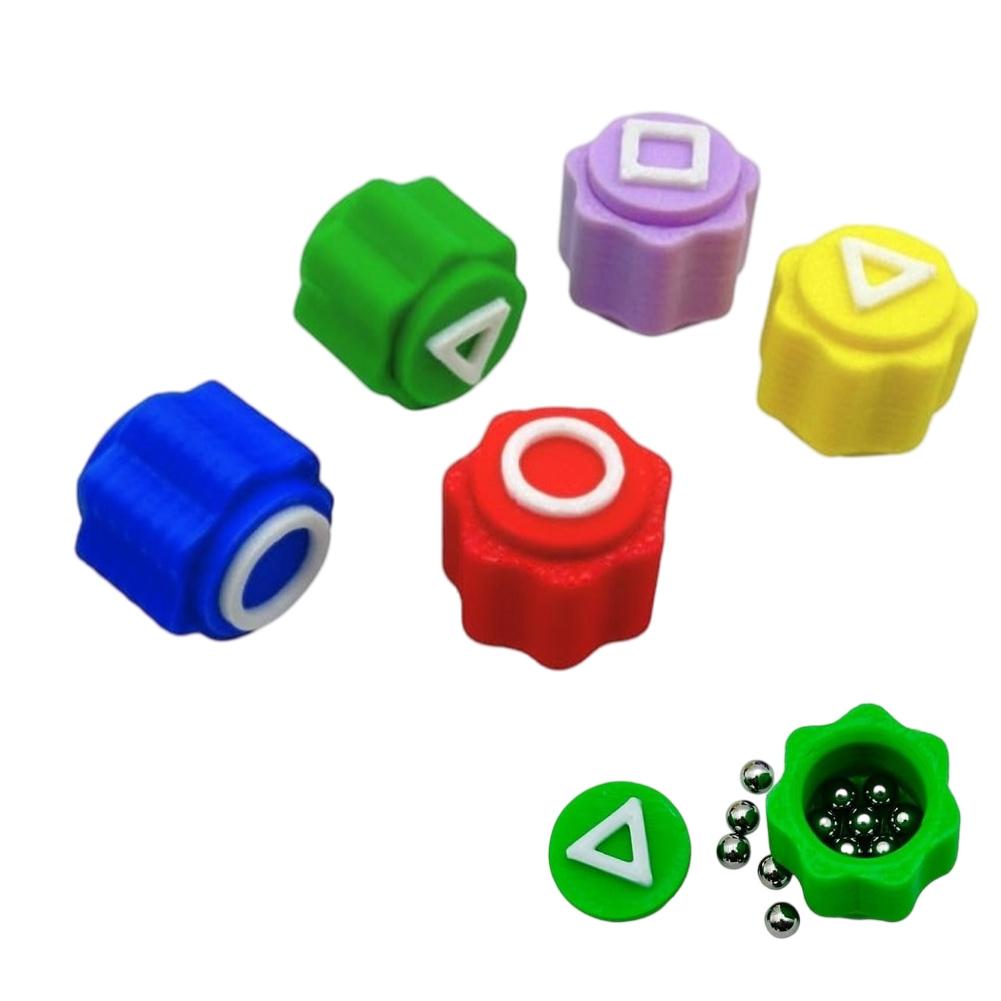 

Korean Traditional Play Board Game Gonggi Korean Stones Set Stone Catching Toy with Steel Beads Hand Eye Coordination Training