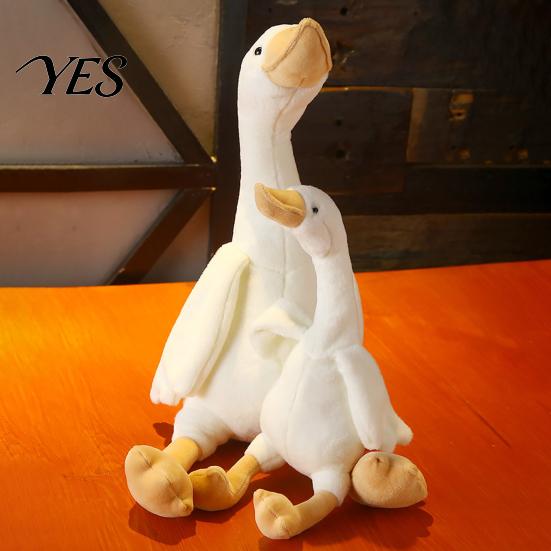 Baby Sleep Companion Long Neck Goose Plush Doll, Soft Stuffed Animal, Cute Fluffy Swan Toy Pillow for Bedroom Decor, Gift Toddlers And Adults Animal