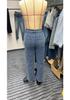 2025 Autumn/Winter Women’s High-Waisted Straight Denim Pants