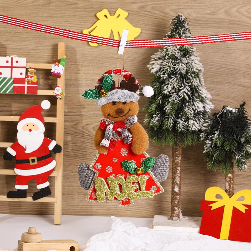 Christmas Fabric Doll Ornaments Collection - Small Hanging Tree Decorations & Gifts