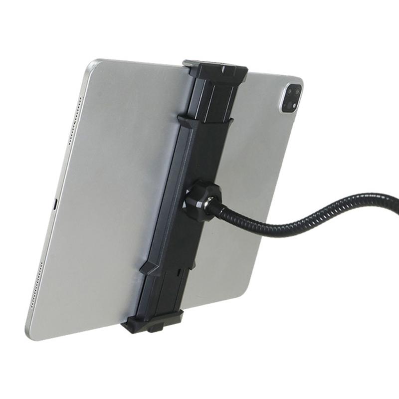 Adjustable Smartphone Tripod Mount Holder Stand Suitable for 4 to 12.9 Inch Tablets Phones 17mm Ball Head Screw Adapter