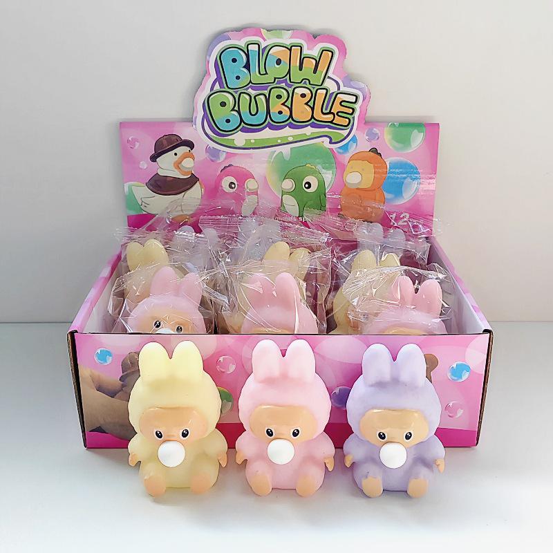 Креативная мультяшная сквиши-игрушка «Бургер с пузырьками» для офисных розыгрышей и образования