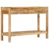 Console Table with 2 Drawers 110x35x75 cm Solid Mango Wood