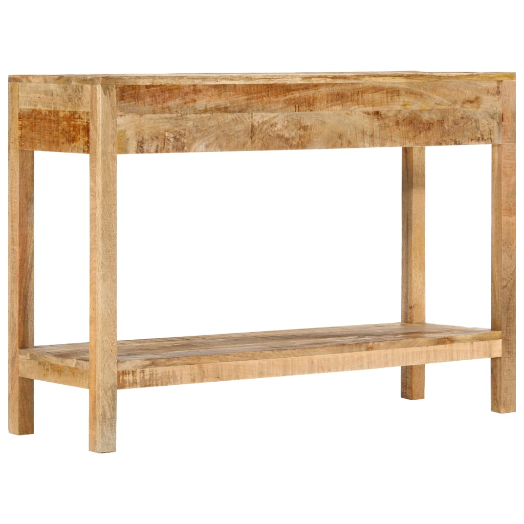 Console Table with 2 Drawers 110x35x75 cm Solid Mango Wood