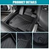 Floor Mats Liners Carpets for 2015- Ford Mustang All Weather TPE Rubber 3pcs