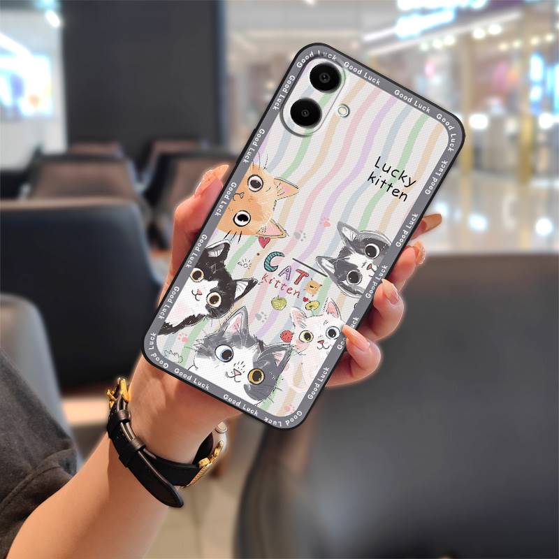 TPU Silicone Phone Case For Samsung Galaxy A06/SM-A065F/M Cute Shockproof Full Wrap Waterproof Phone Pouch Back Cover