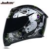 Full Face Motorcycle Helmet Adults ABS Material Dual Lens Anti-Fog Warm Winter Use Unisex