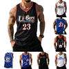 Unisex Fan Print Sleeveless Tank Top for Men and Women for Casual Everyday Summer Wear
