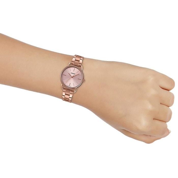 Casio Enticer Analog Rose Gold Dial Women's Watch - LTP-E412PG-4ADF (A1795)