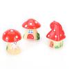 Good Mushroom House Resin Figurine Craft Plant Pot Fairy Garden Decor Garden Ornament