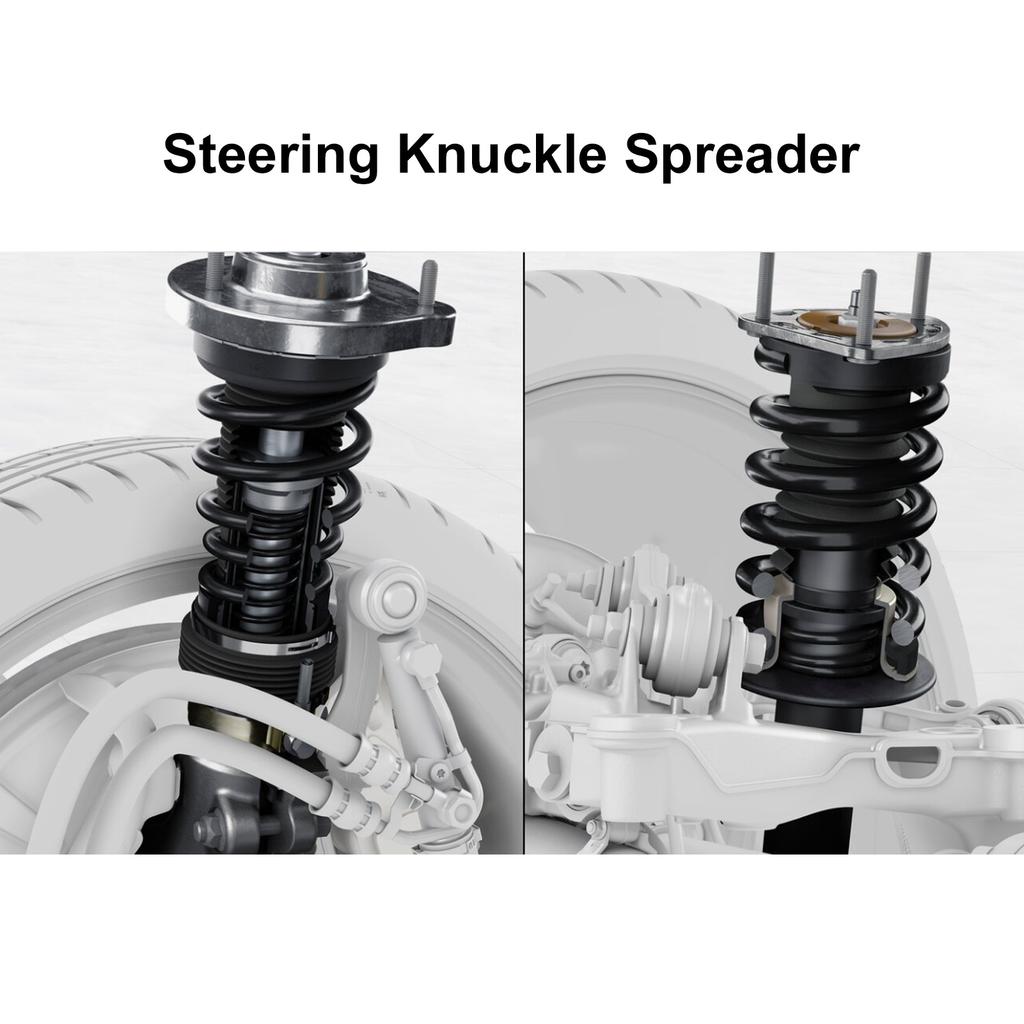 Suspension Strut Spreader Tool Universal Split Hub Steering Knuckle Spreader Strut Mount Remover Tool Ball Joint Splitter With Spanner