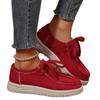 Women's Wide Width Platform Casual Shoes - Lace-Up Retro Chunky Sole Sneakers for Fall/Winter, Fashion Everyday Walking Shoes