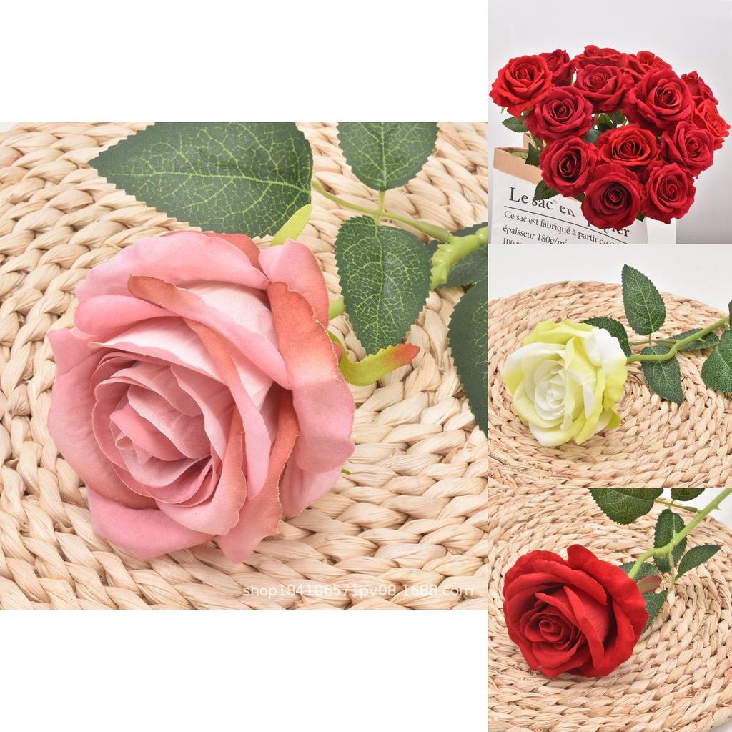 Elegant Artificial Rose Flower Set For Wedding Celebrations And Photography Backdrops