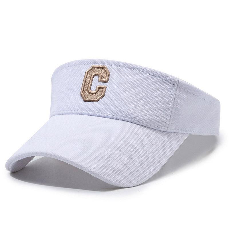 Men Women Summer Embroidery Digital Empty Top Hat Sunscreen Sunshade Cap