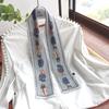 Hair Band Women Tie Hair Silk Scarf Silk Ribbon Headgear Internet Celebrity New Streamer French Long Silk Scarf Small Scarf Hair Strap