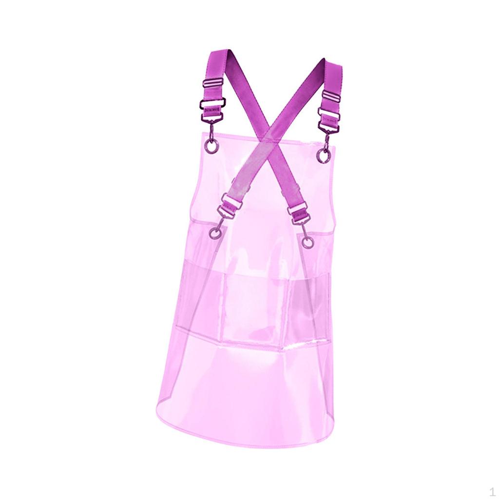 Transparent Cooking Apron for Salon And Barbecue Use