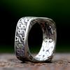 New Arrival Stainless Steel Viking Celtic Knot Ring For Men Punk Hip Hop Jewelry Gift Square Design