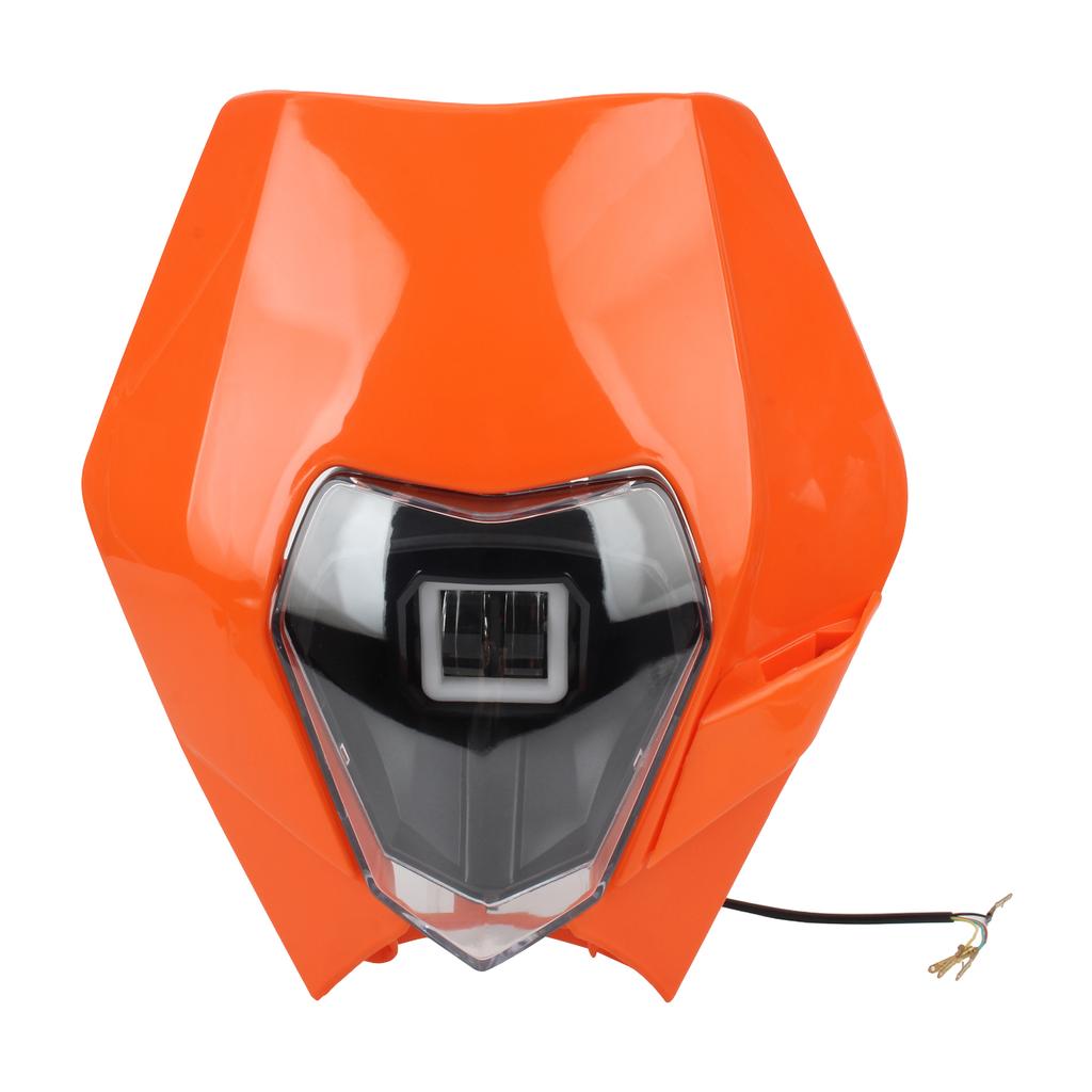 12V 35W Motocross Halogen Headlight LED Head Light DRL Motorcycle Accessories For KTM SXF EXC XC-F 150 250 300 350 450 500 530