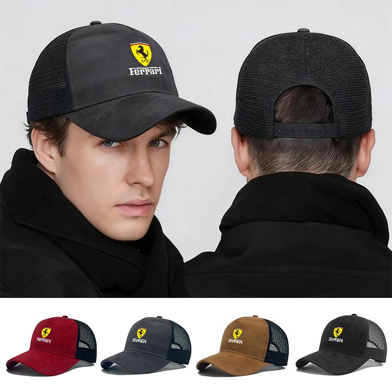 Fahion Car Sport Hats Casual Baseball Caps Women Men Sunscreen Cap For Ferrari SP1 812 F40 SF90 458 488 599 612 FF F12 Accessory