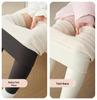 Plus-Size Fleece-Lined Shark Pants: High-Waisted, Thick, and Warm Yoga Leggings for Autumn/Winter 2025