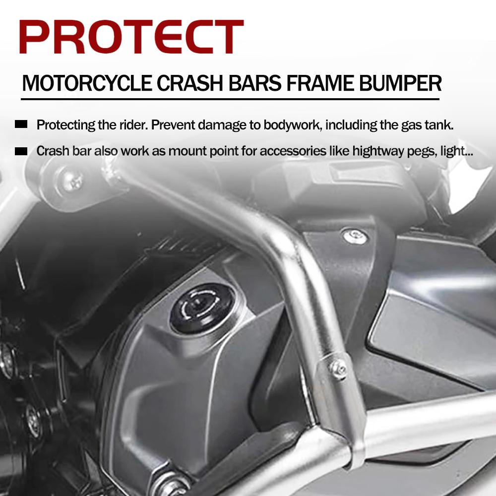Motorcycle Engine Guard Crash Bar Brace Bumper Frame Protection For BMW R1200GS ADV LC R 1200GS Adventure R 1200 GSA 2014-2016
