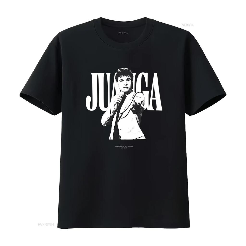 Juan Gabriel El Divo De Juarez T-Shirt Ikonischer Mexikanischer Sänger Tribut Vintage Gewaschen Dehnbar Herren Vielseitig Leicht Lässig