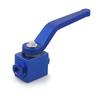 1/8" NPT Shut Off Valve Aluminium Brake Line Lock Shut Off Valve for Brake Fluids, Water, Fuel, Air and Oil