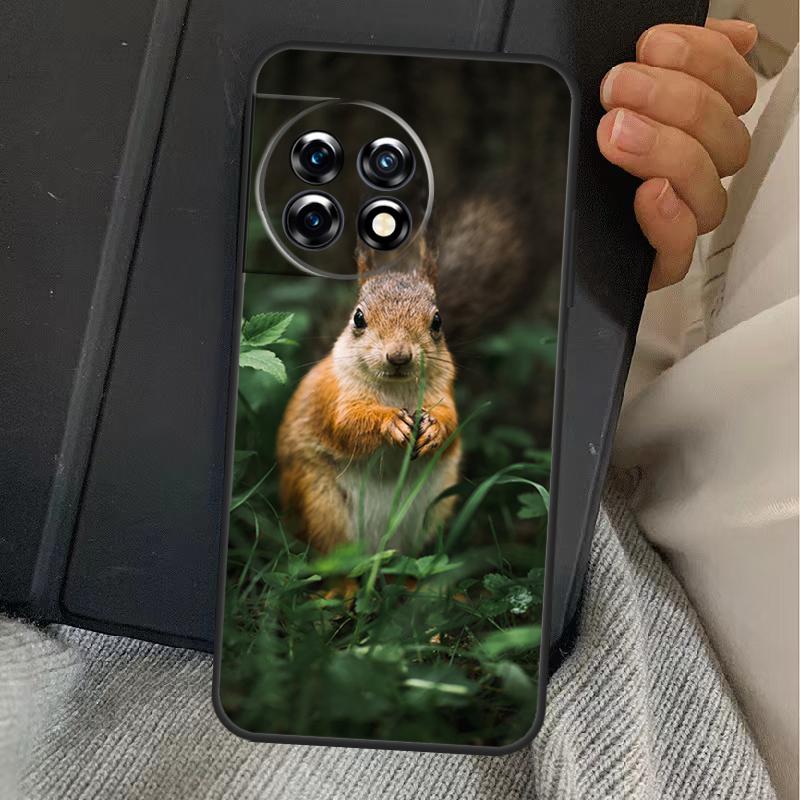 Squirrel Case For OnePlus 15 13 12 11 13R 13T 10T 10R 12R OnePlus Nord 5 CE 2 3 4 Lite N20 N30 Cover