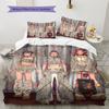 Kpop Demon Hunters Pattern Bedding,Quilt Set Quilt Cover Pillowcase Home Birthday Gift (1 * Duvet Cover + 2 * Pillowcase, Without Core)