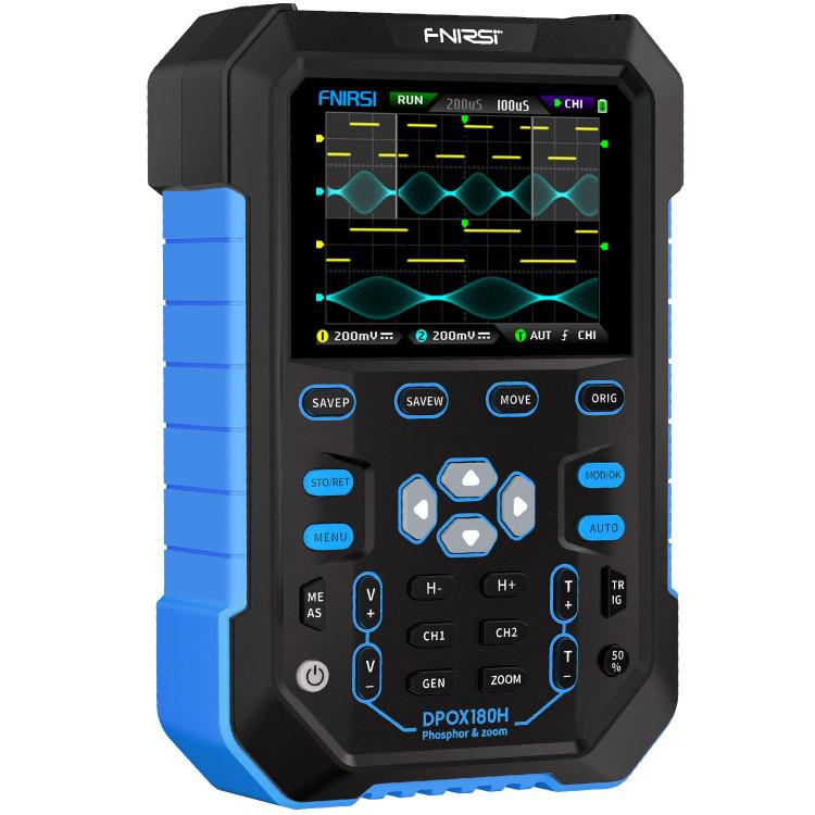 DPOX180H Dual-Channel Handheld Fluorescent Digital Oscilloscope 